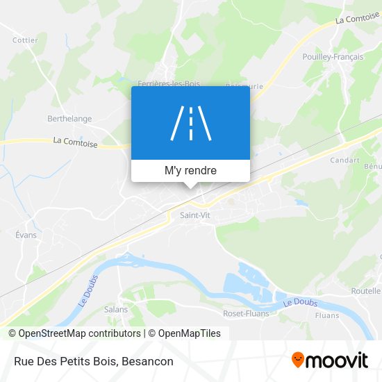 Rue Des Petits Bois plan