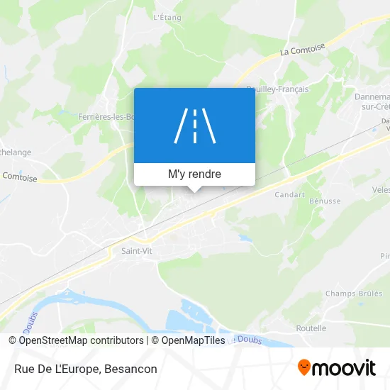 Rue De L'Europe plan