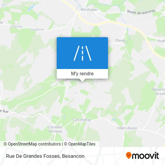 Rue De Grandes Fosses plan