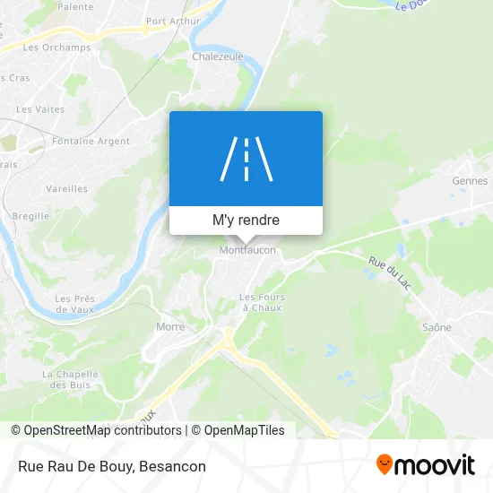 Rue Rau De Bouy plan