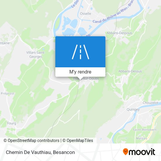 Chemin De Vauthiau plan