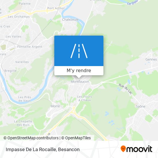 Impasse De La Rocaille plan