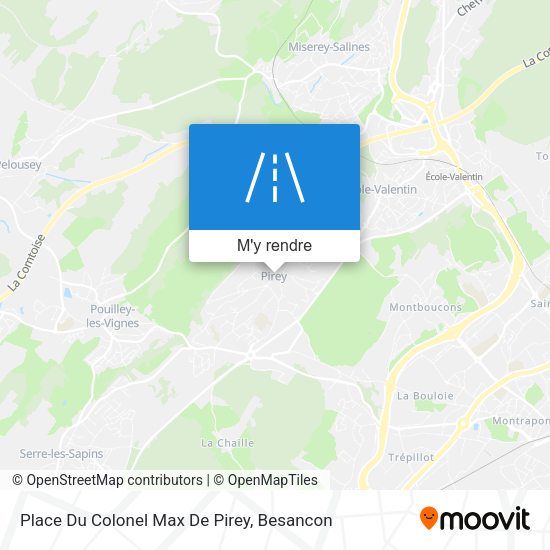 Place Du Colonel Max De Pirey plan