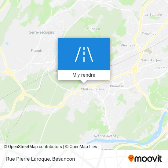 Rue Pierre Laroque plan