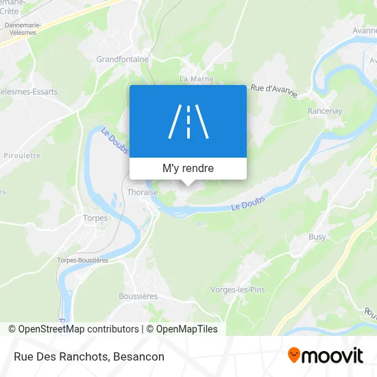 Rue Des Ranchots plan