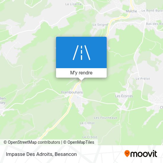 Impasse Des Adroits plan