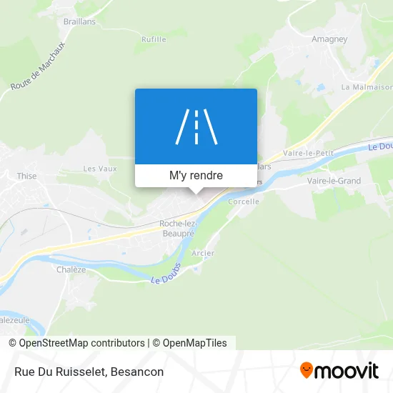 Rue Du Ruisselet plan