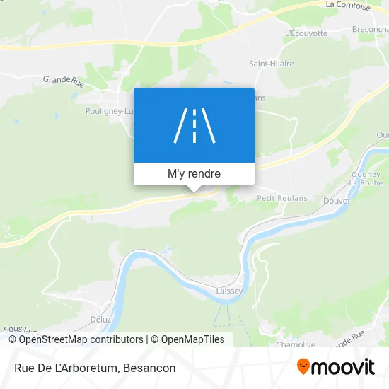 Rue De L'Arboretum plan