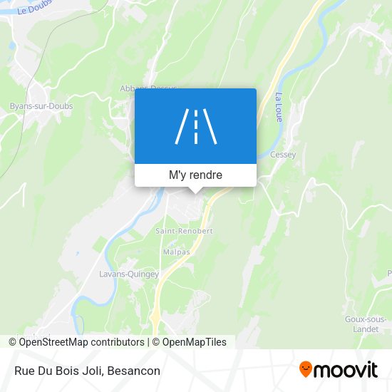 Rue Du Bois Joli plan