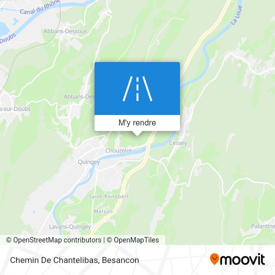 Chemin De Chantelibas plan