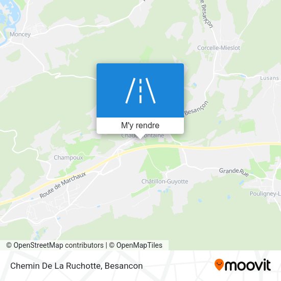 Chemin De La Ruchotte plan
