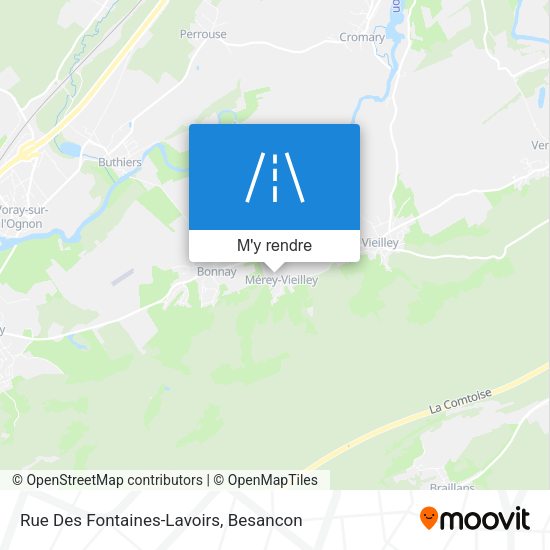 Rue Des Fontaines-Lavoirs plan