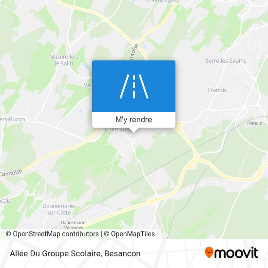 Allée Du Groupe Scolaire plan