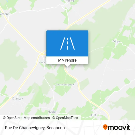 Rue De Chancevigney plan