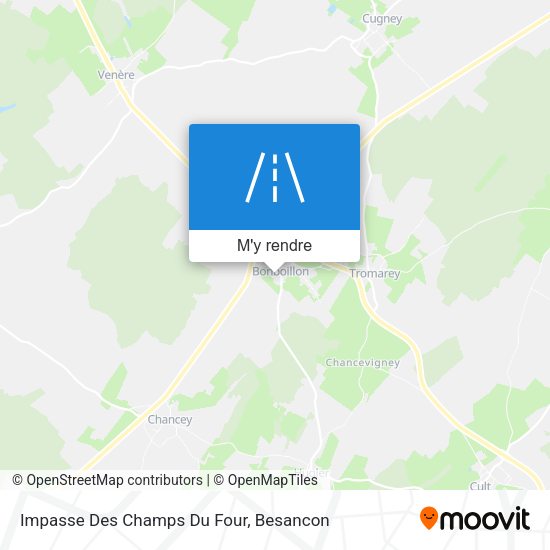 Impasse Des Champs Du Four plan