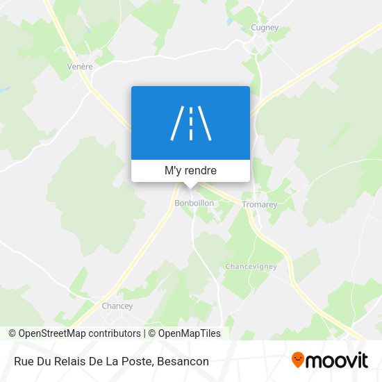 Rue Du Relais De La Poste plan