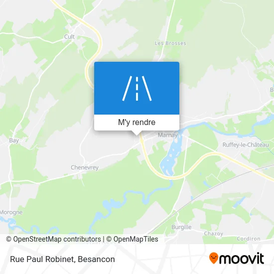 Rue Paul Robinet plan