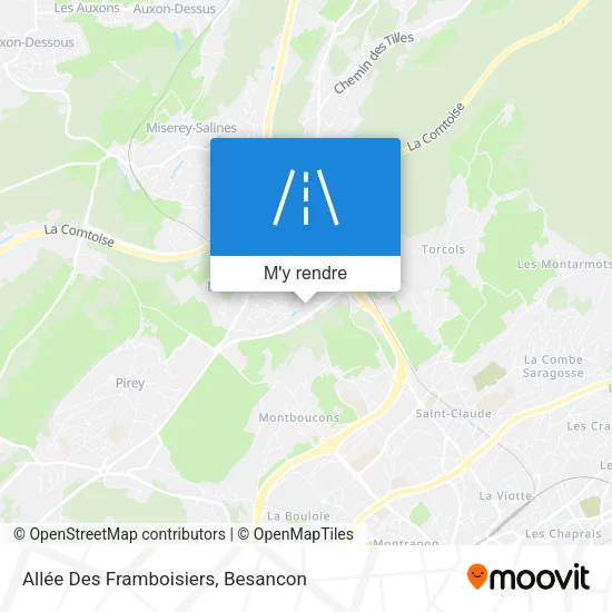 Allée Des Framboisiers plan