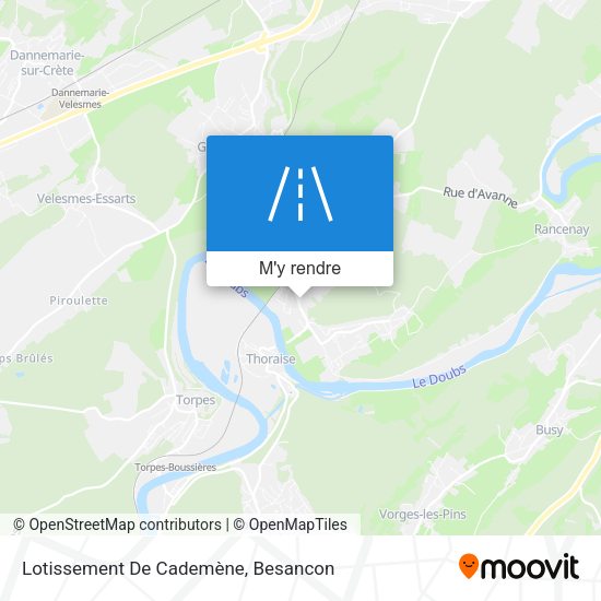 Lotissement De Cademène plan