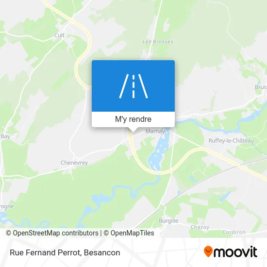 Rue Fernand Perrot plan