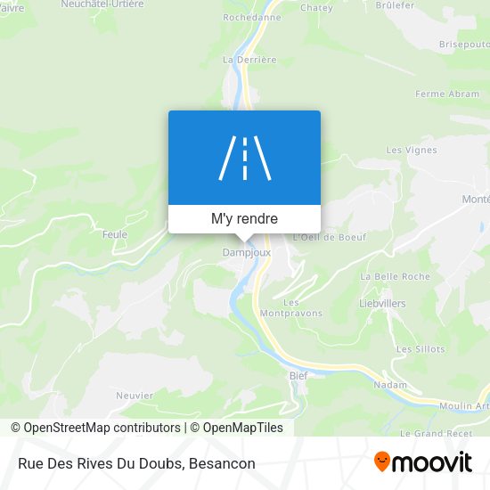 Rue Des Rives Du Doubs plan