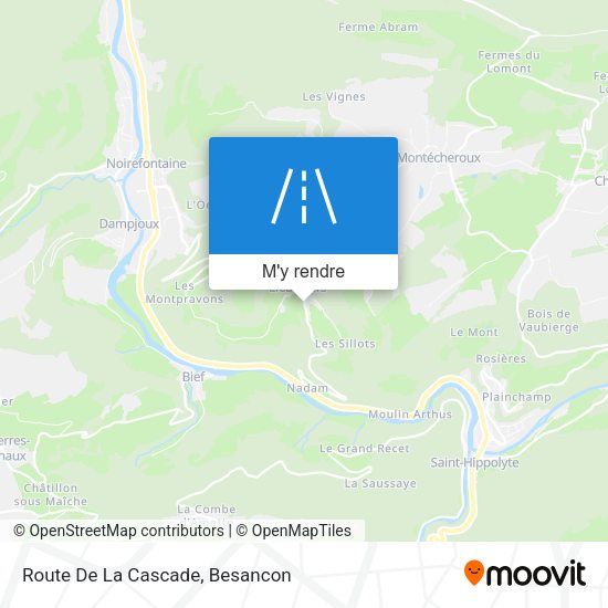 Route De La Cascade plan