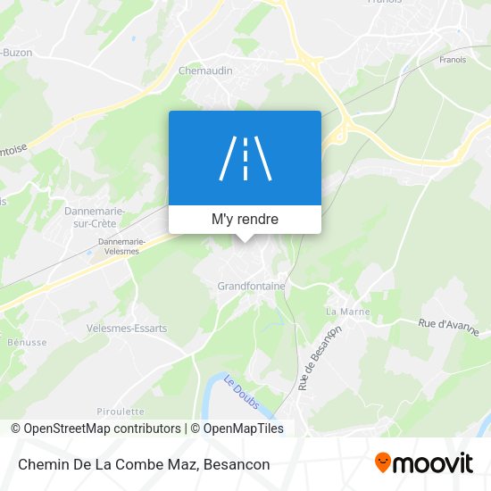 Chemin De La Combe Maz plan