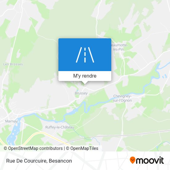 Rue De Courcuire plan