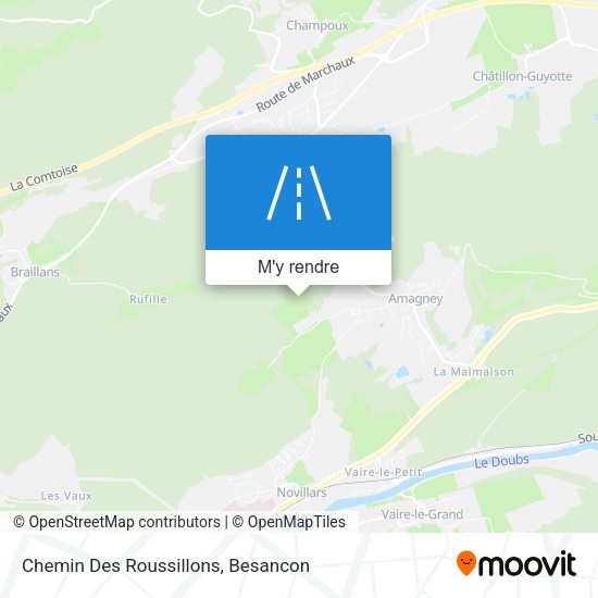 Chemin Des Roussillons plan