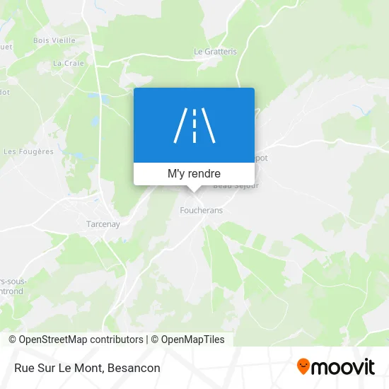 Rue Sur Le Mont plan