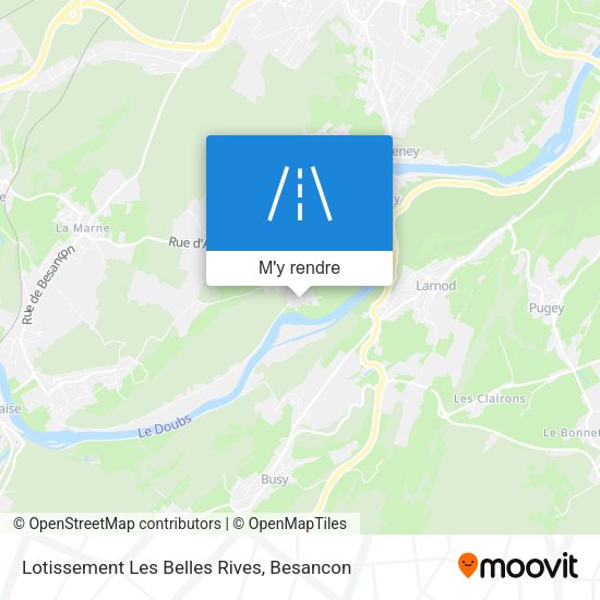 Lotissement Les Belles Rives plan