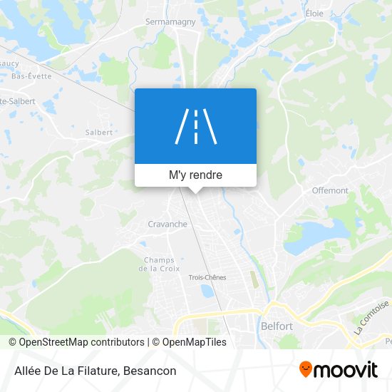 Allée De La Filature plan
