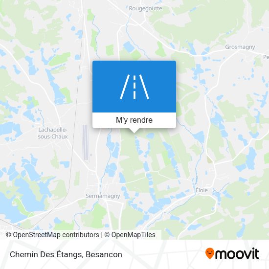 Chemin Des Étangs plan