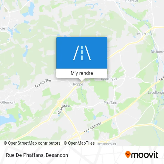Rue De Phaffans plan