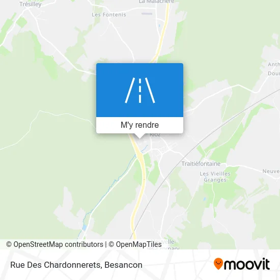 Rue Des Chardonnerets plan