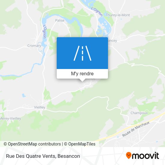 Rue Des Quatre Vents plan