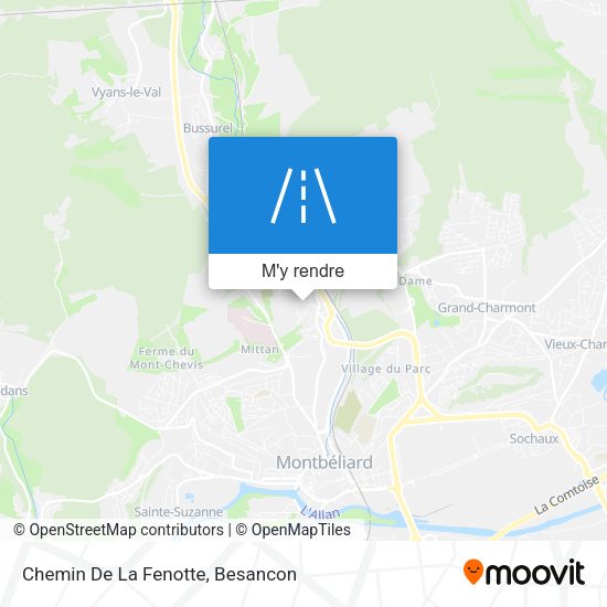 Chemin De La Fenotte plan