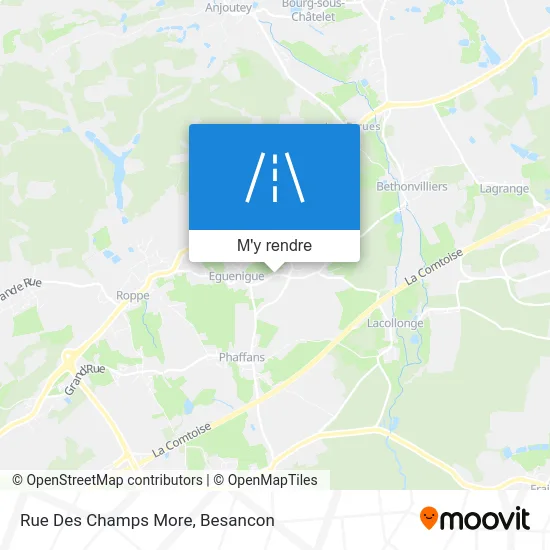 Rue Des Champs More plan