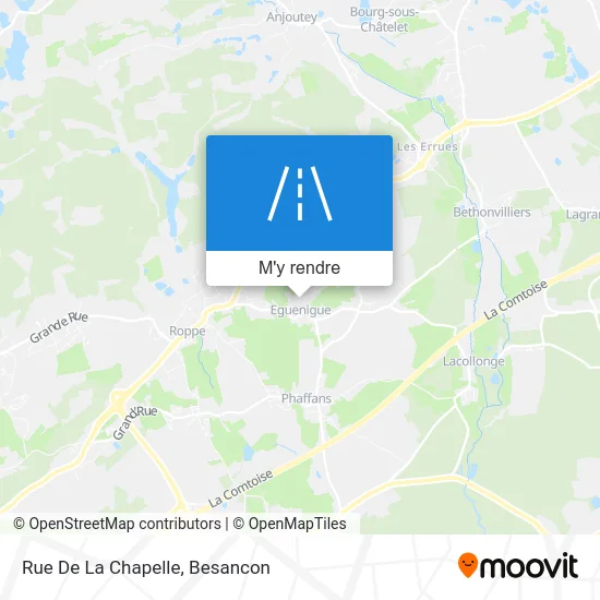 Rue De La Chapelle plan