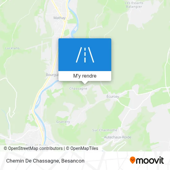 Chemin De Chassagne plan