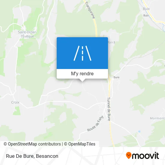 Rue De Bure plan