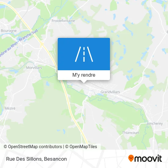 Rue Des Sillons plan