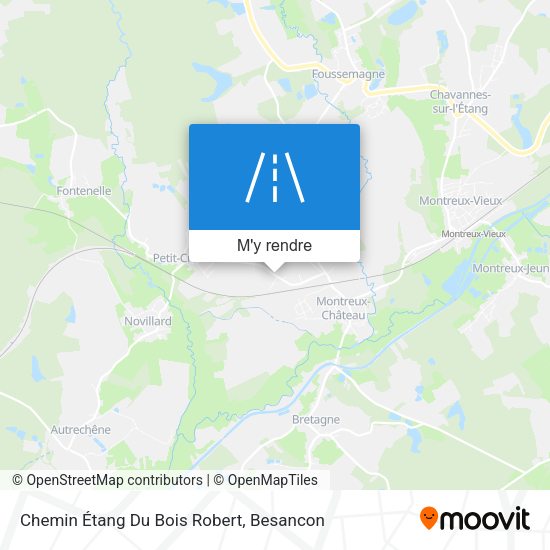 Chemin Étang Du Bois Robert plan
