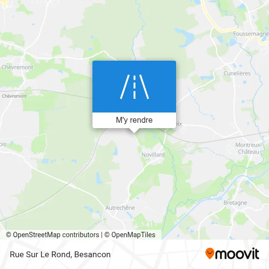 Rue Sur Le Rond plan