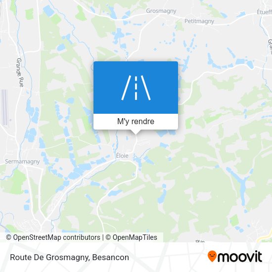 Route De Grosmagny plan