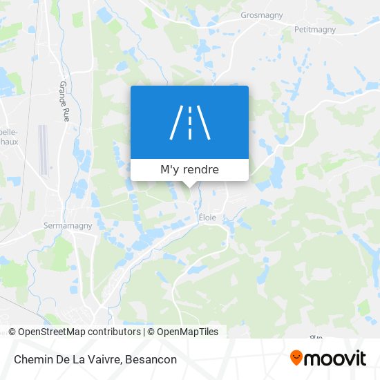 Chemin De La Vaivre plan