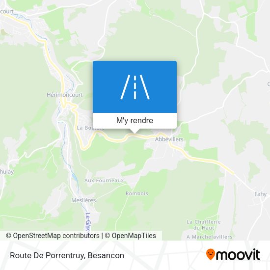 Route De Porrentruy plan