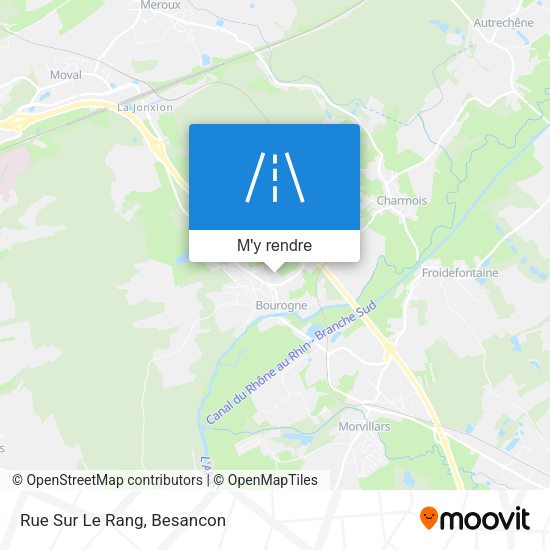 Rue Sur Le Rang plan