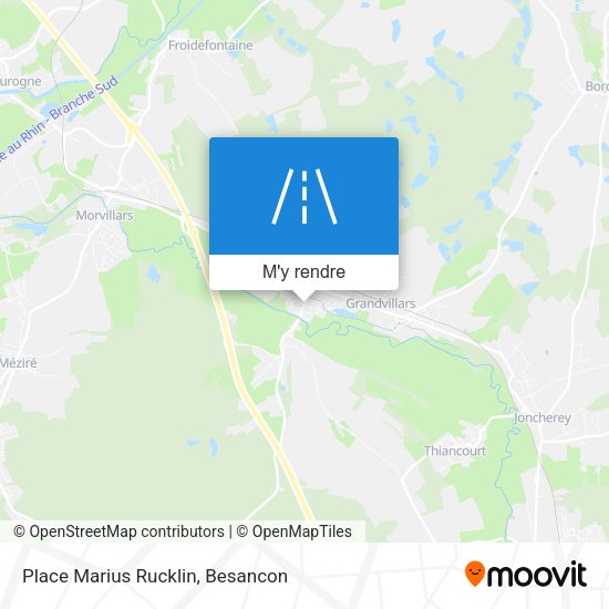 Place Marius Rucklin plan