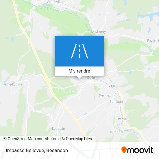 Impasse Bellevue plan